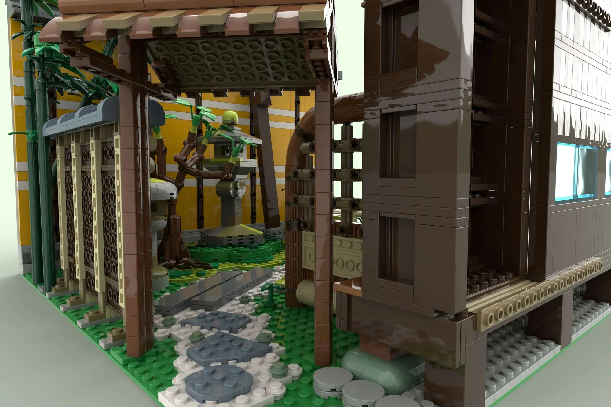 Japanese Courtyard Garden 坪庭 | LEGO® Ideas