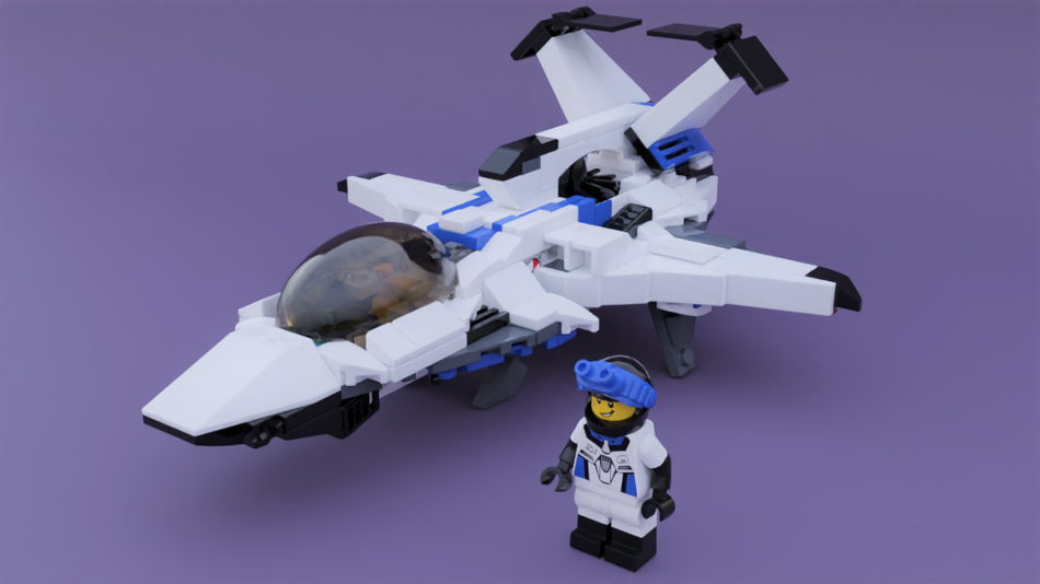 Lego sales space jet