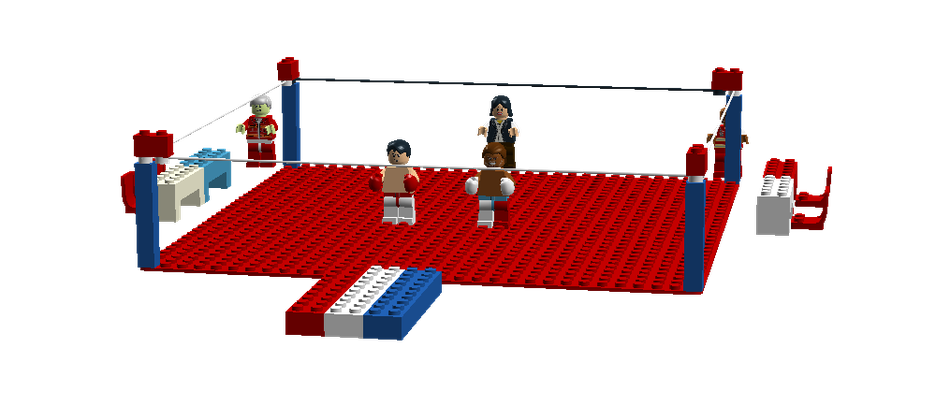 Lego outlet boxing ring