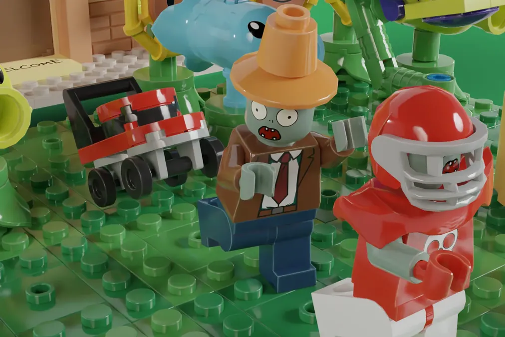 LEGO IDEAS - Plants vs. Zombies - Front Lawn