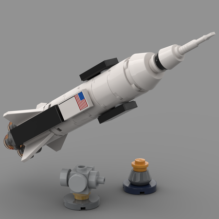 lego mini saturn v