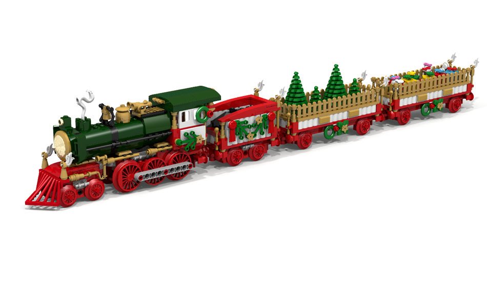 Lego store festive train