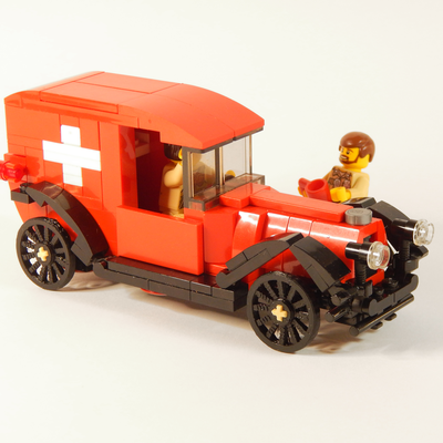 lego vintage ambulance