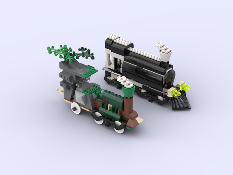 Mini discount train lego