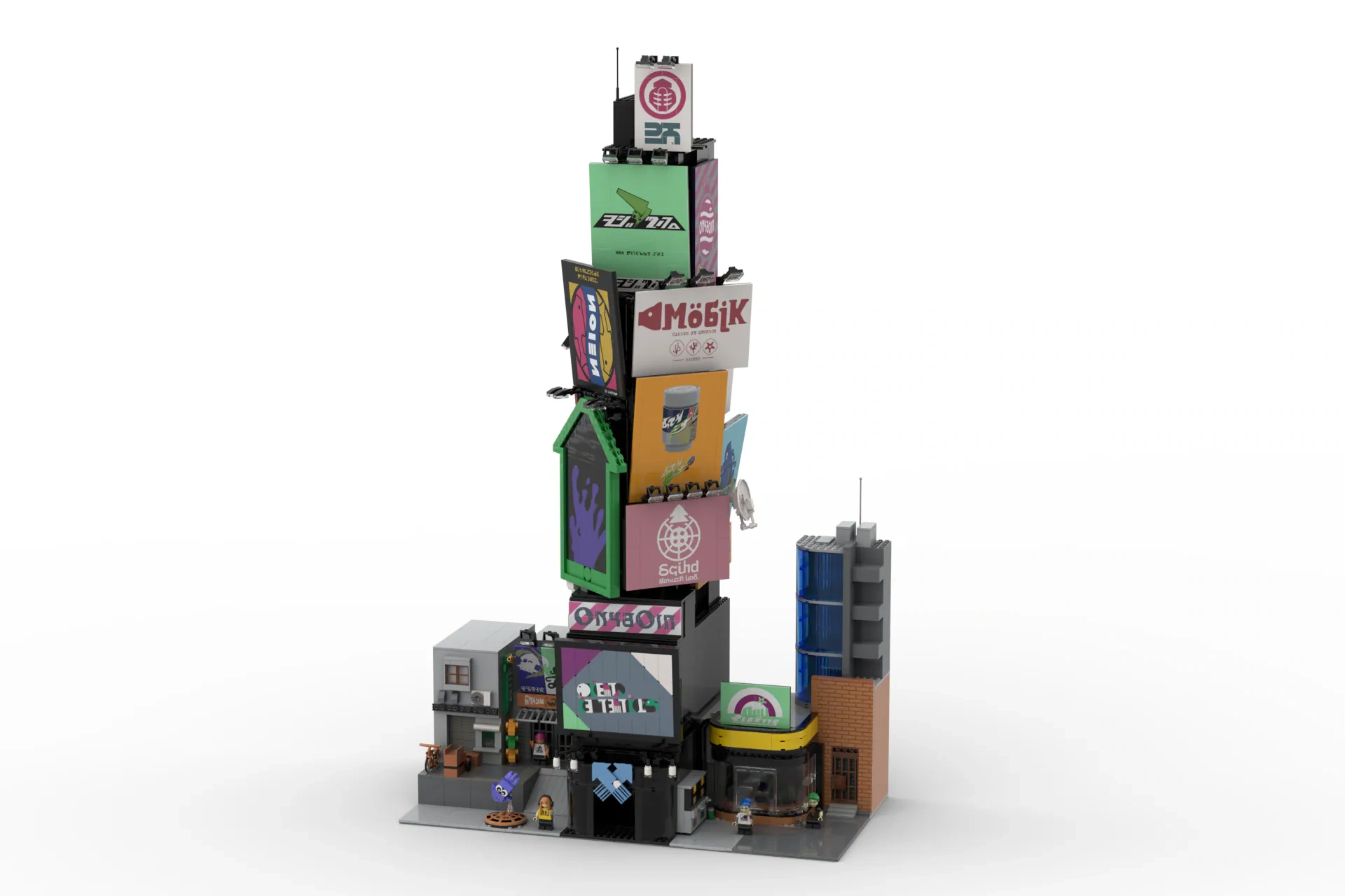 Splatoon2 Deca Tower | LEGO® Ideas