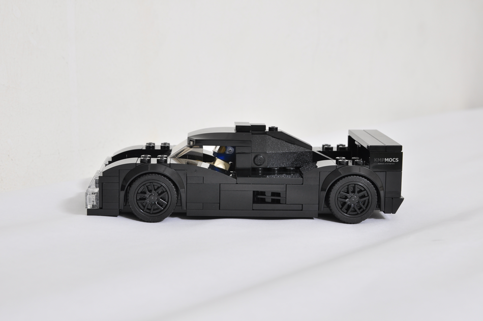 Black lego hot sale car