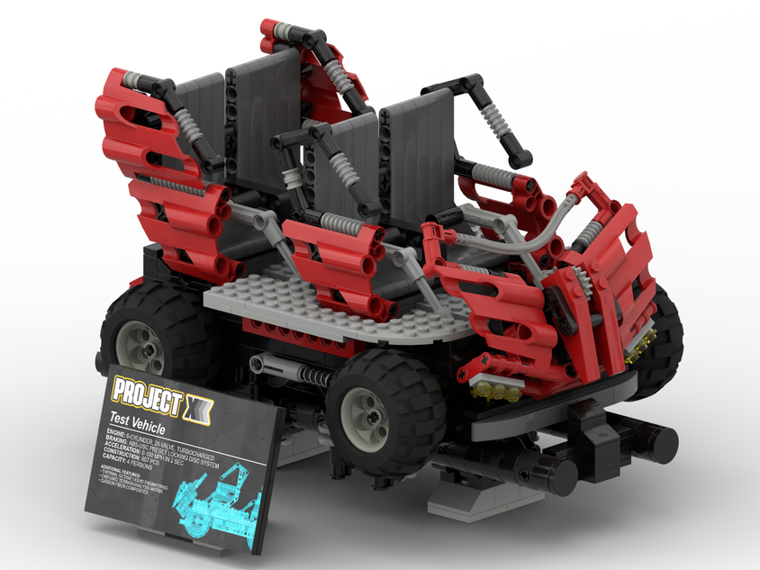 Lego technic sale test track coaster