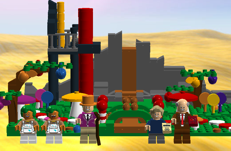 Lego willy wonka and the 2024 chocolate factory