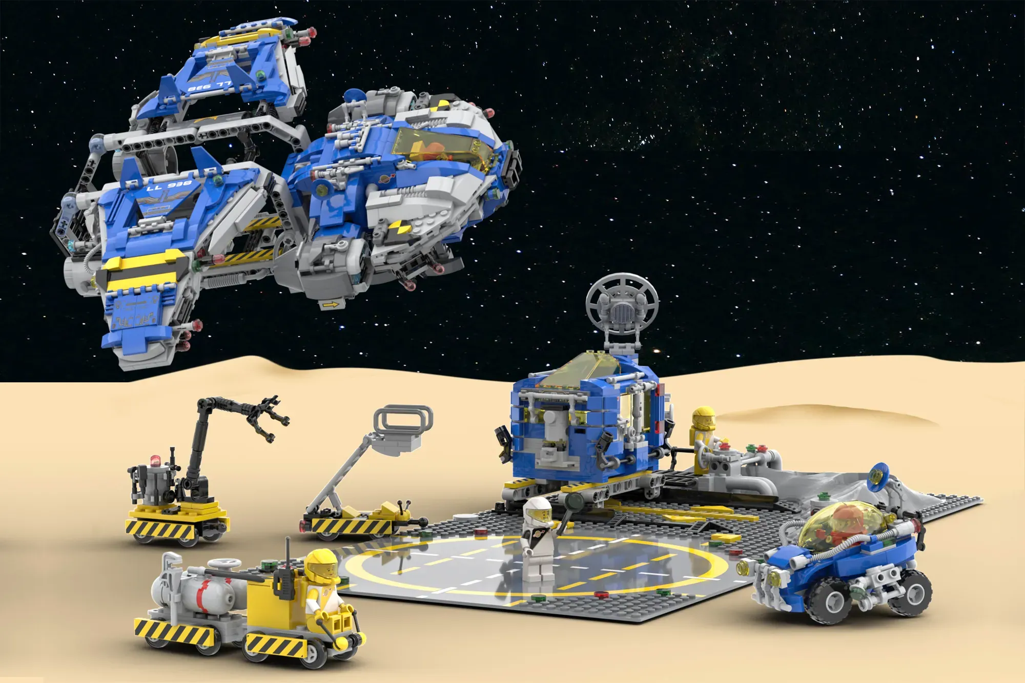 Galaxy Dropship Neo Classic Space LEGO Ideas
