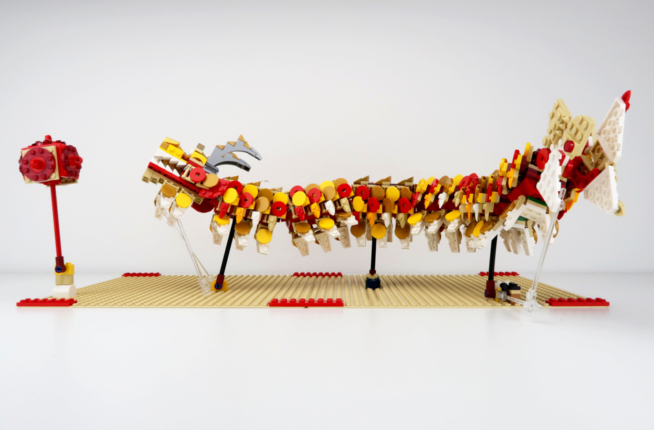 Lego chinese new year dragon dance sale