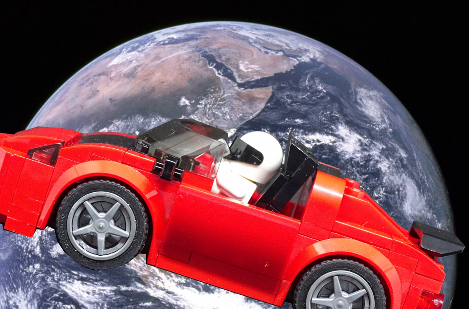 Lego tesla best sale roadster 2020