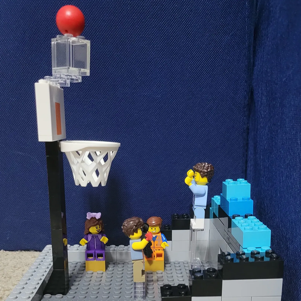 Lego basketball hoop sale
