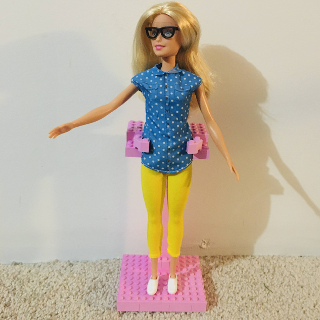 Barbie discount display stand