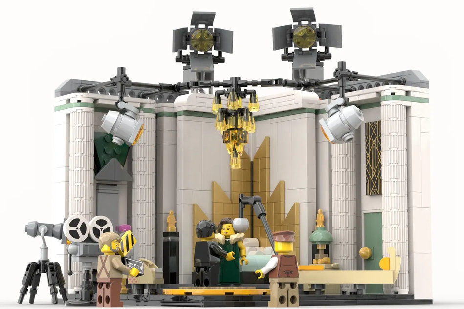 Lego art deco discount building