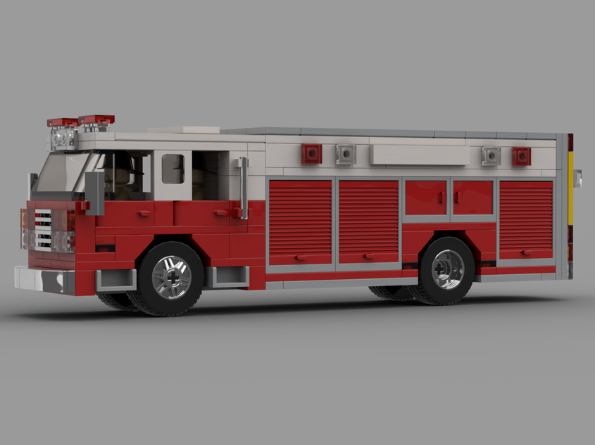 Lego fire best sale rescue truck