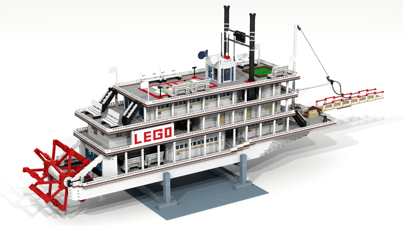 lego steamboat