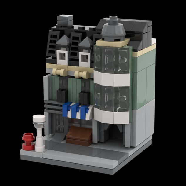 Lego modular cheap buildings green grocer