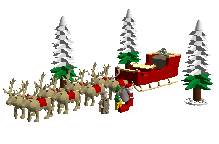 Lego best sale santa sleigh