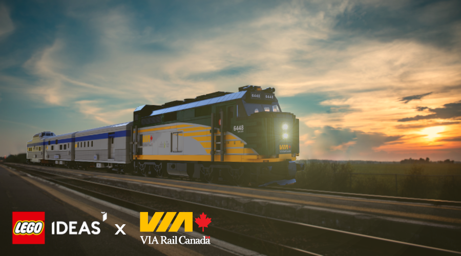 VIA Rail Canada The Canadian train hit 10 000 on LEGO Ideas