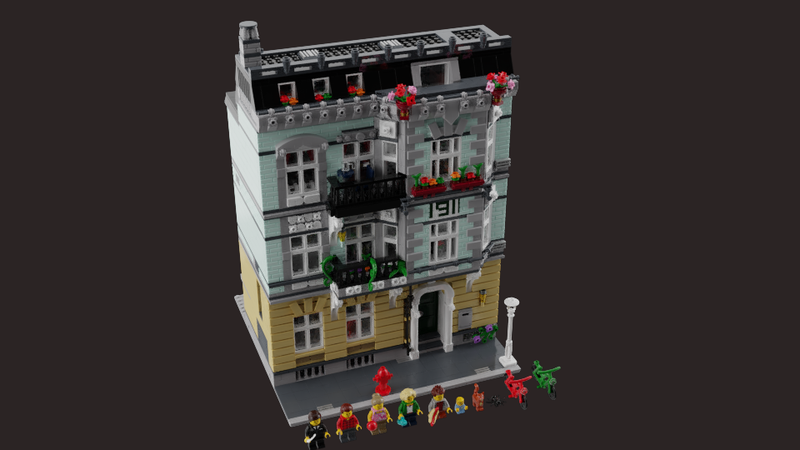 lego modular town