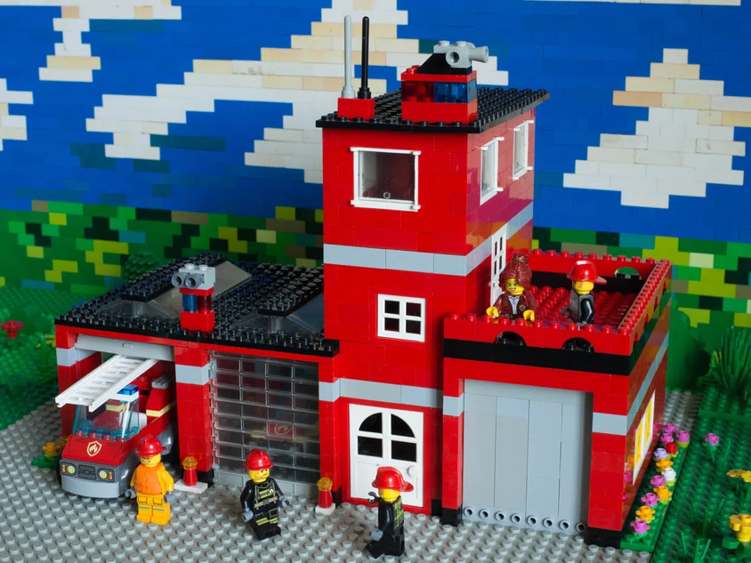 Lego fire 2025 station ideas