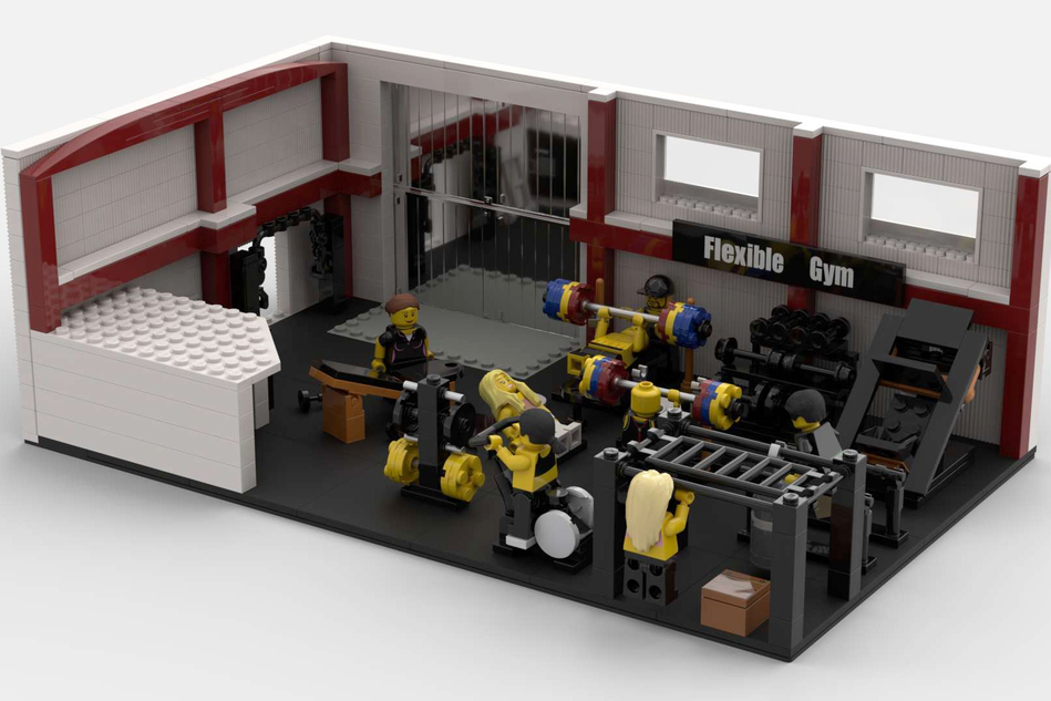 Lego sales gym set