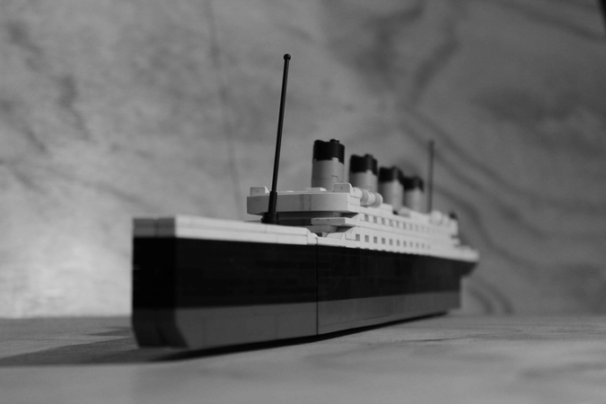 lego sinking ship