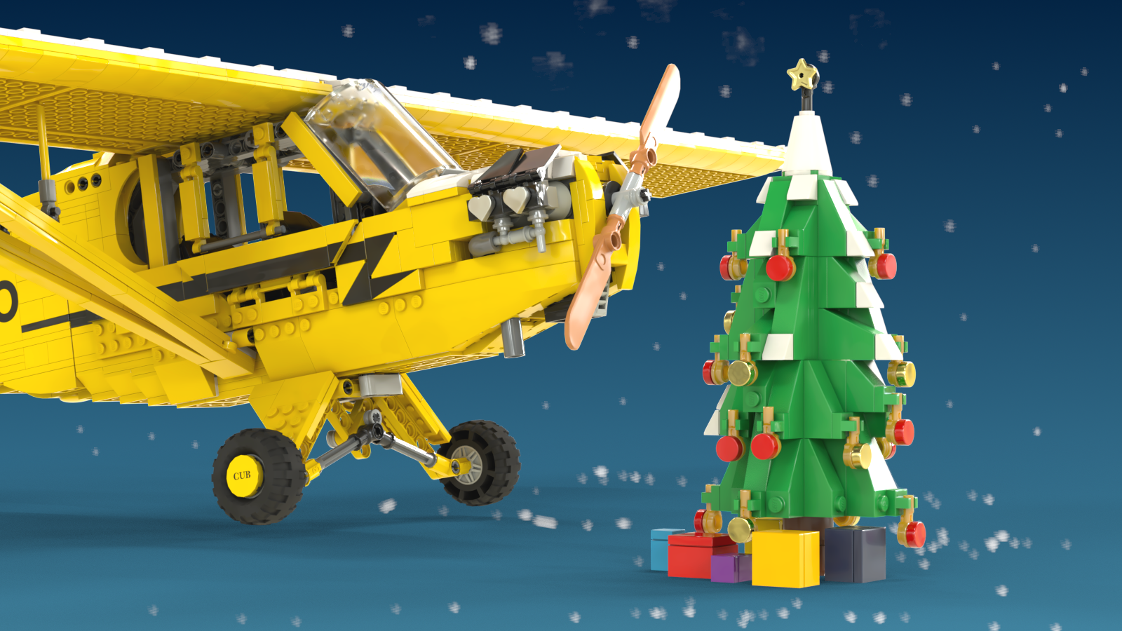 Piper airplane online lego