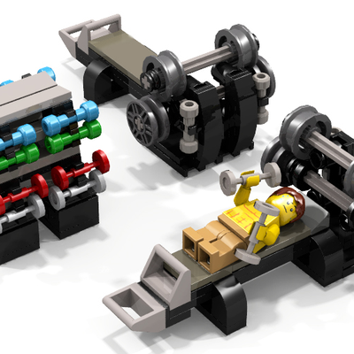 lego gym moc