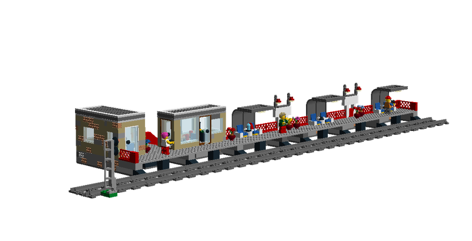 Lego ideas train discount station