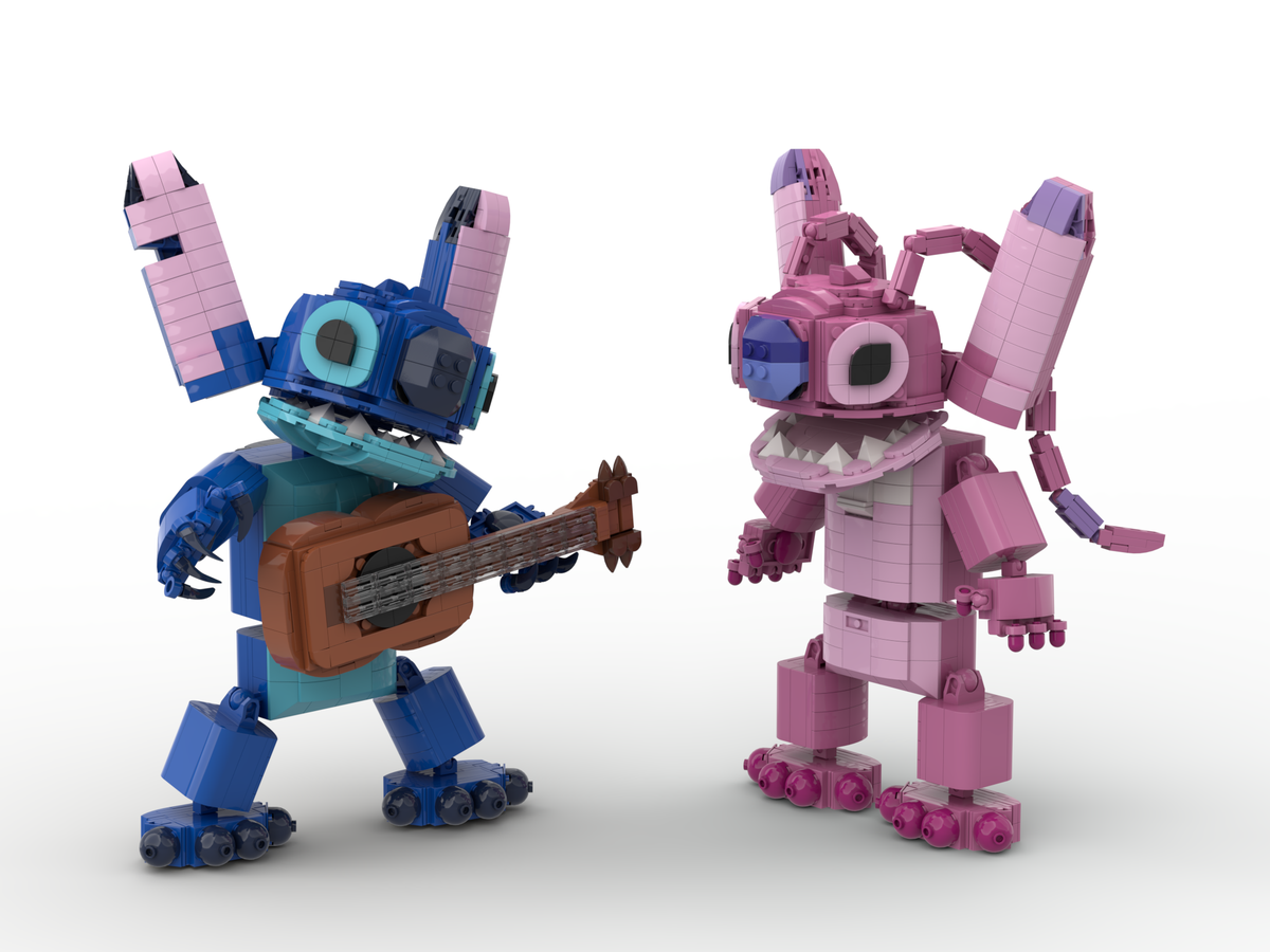 stitch  Lego creative, Lego projects, Cool lego creations