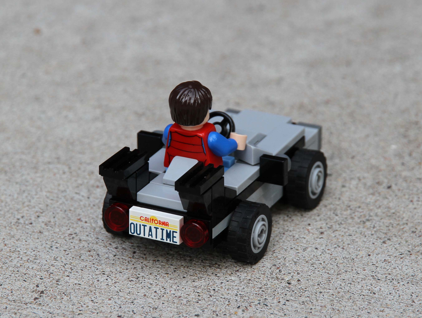 How to make discount a lego delorean