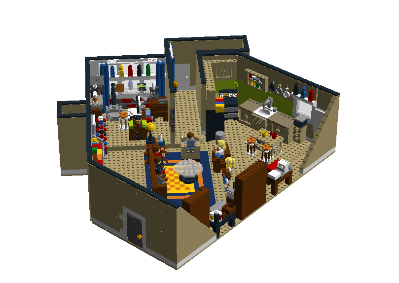 LEGO IDEAS The Big Bang Theory Sheldon and Leonard s Apartment