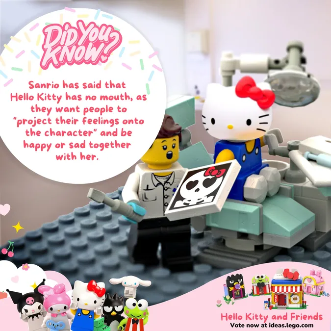 Hello Kitty and Friends LEGO Set Idea — NEEDS 10K VOTES!! 💞✨ : r/Kawaii