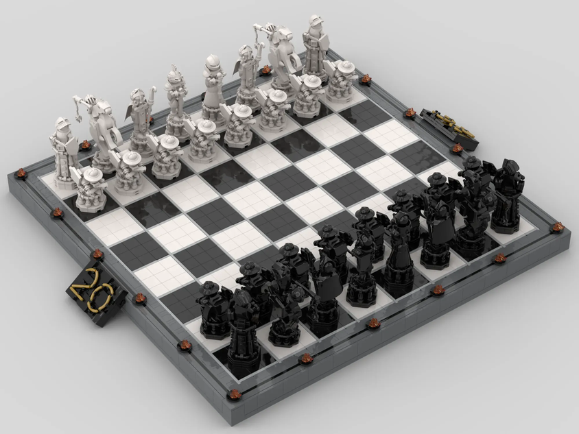 LEGO Harry Potter Chess 1  Lego harry potter, Harry potter chess, Harry  potter chess board