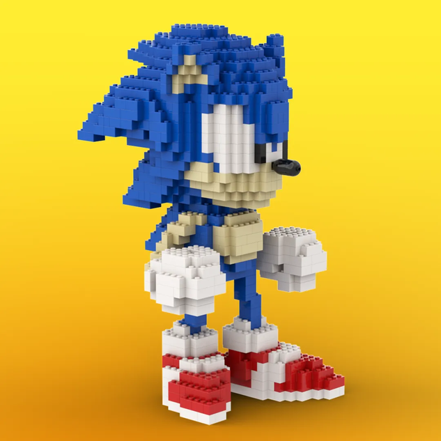 16-Bit Sonic The Hedgehog  Cool lego creations, Lego projects, Lego  challenge