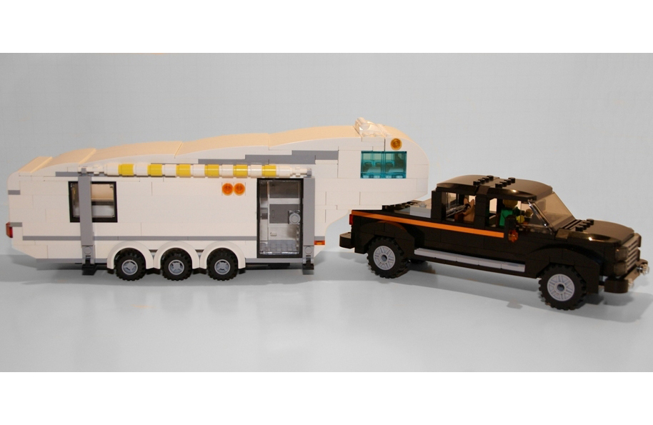 Lego cheap truck camper