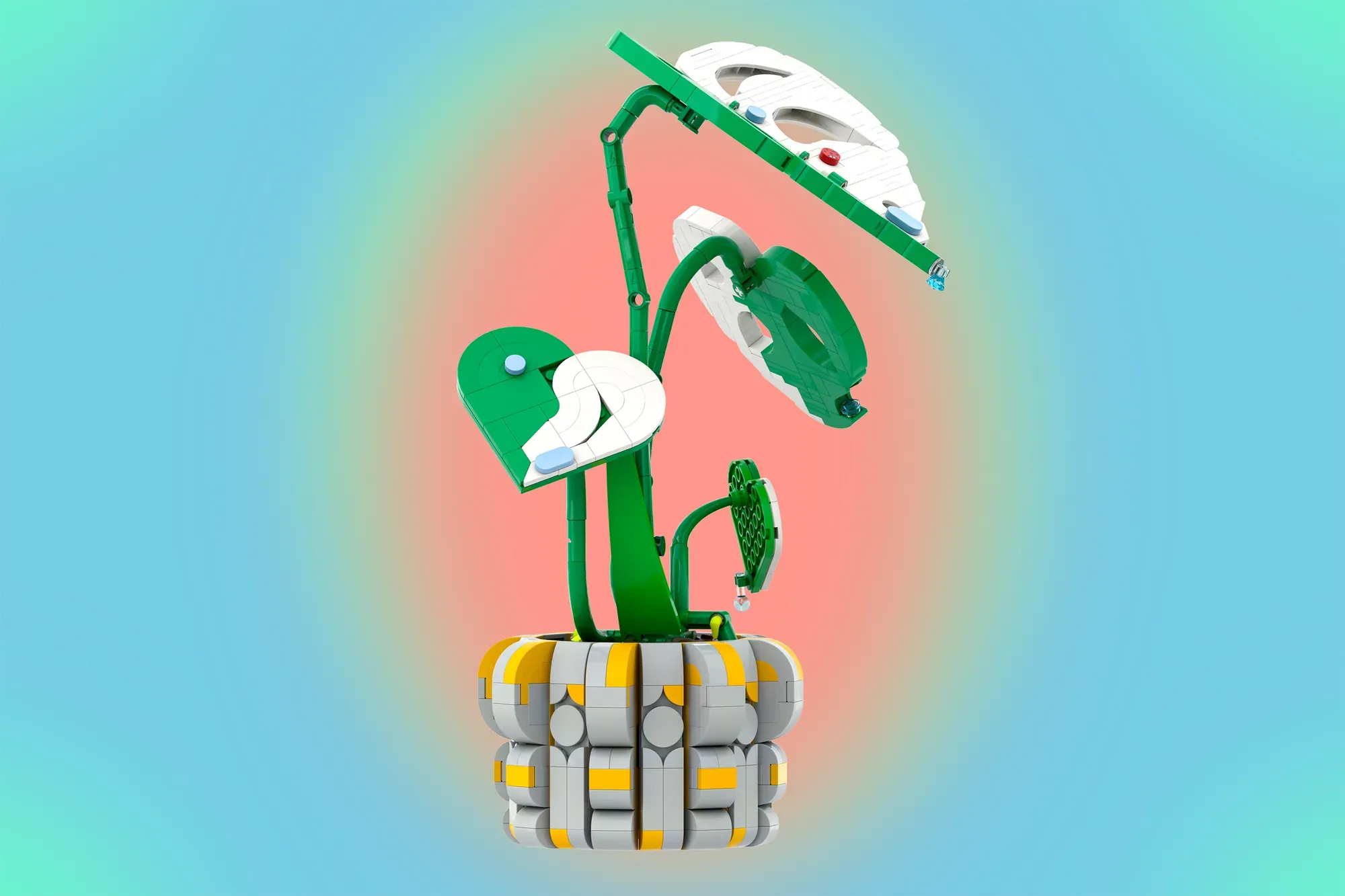 Half Moon Monstera Plant | LEGO Ideas