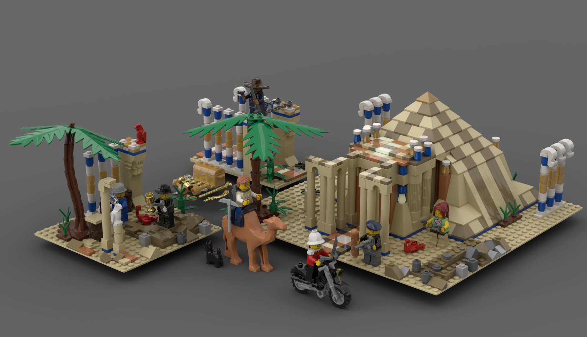 Rocko's Archeological Adventure (The Pyramid Tomb) | LEGO® Ideas