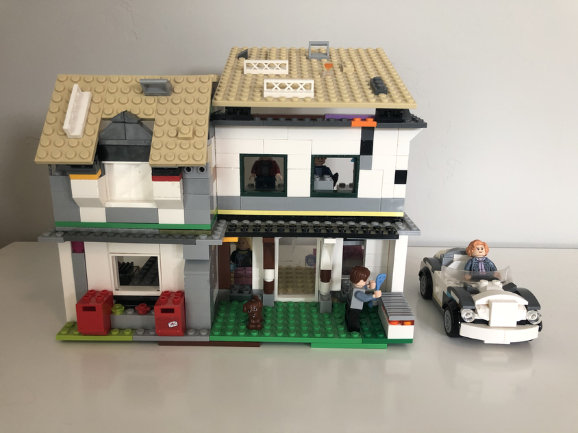 Lego discount suburban house