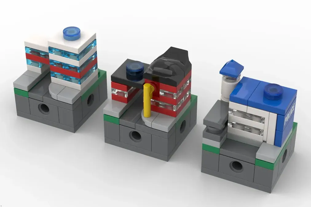 Mini city sales lego