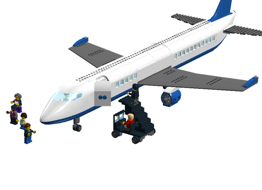 Lego best sale plane passenger