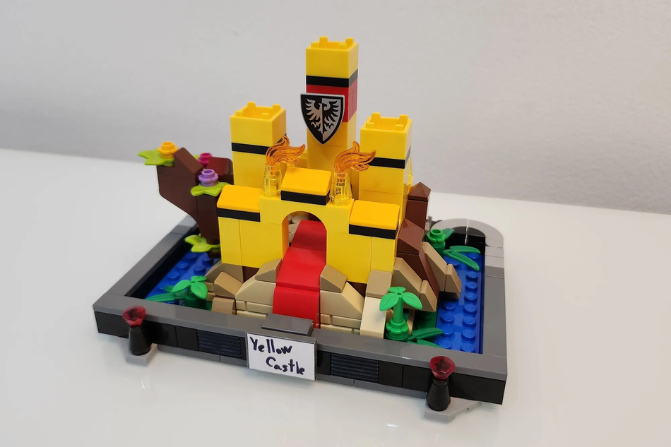 Yellow lego best sale castle instructions