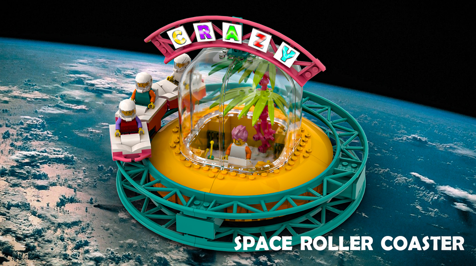 LEGO IDEAS Out of this World Space Builds Space Roller Coaster