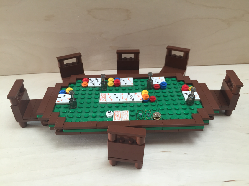 LEGO IDEAS Poker table