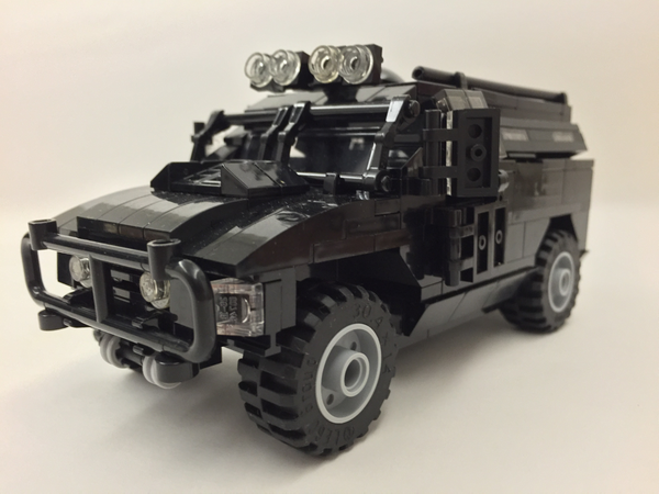 lego black car