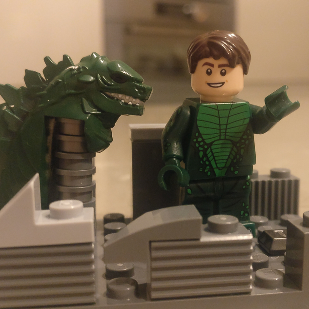 LEGO IDEAS Dress up your Minifigures for Halloween Godzilla