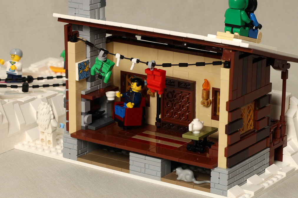 Lego set ski discount resort