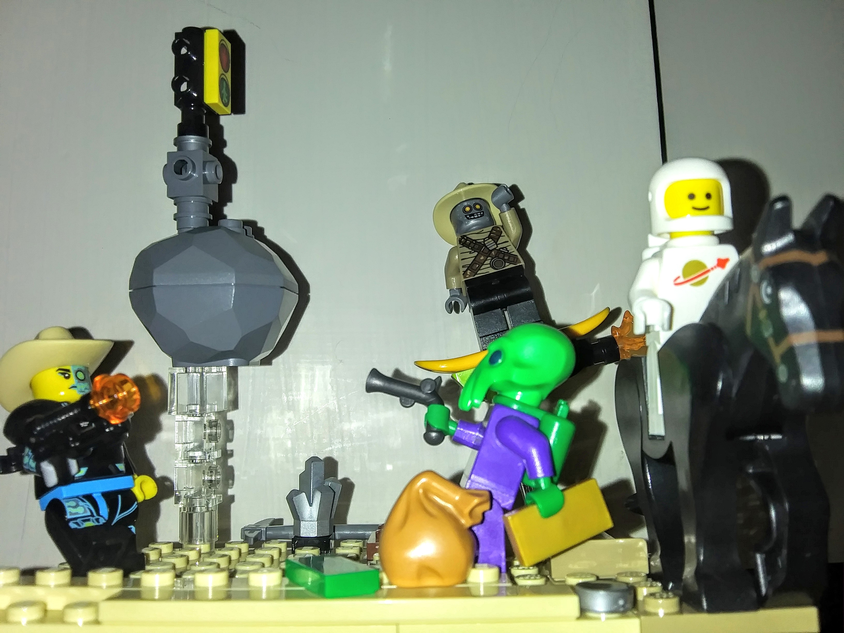 Lego space police aliens hot sale