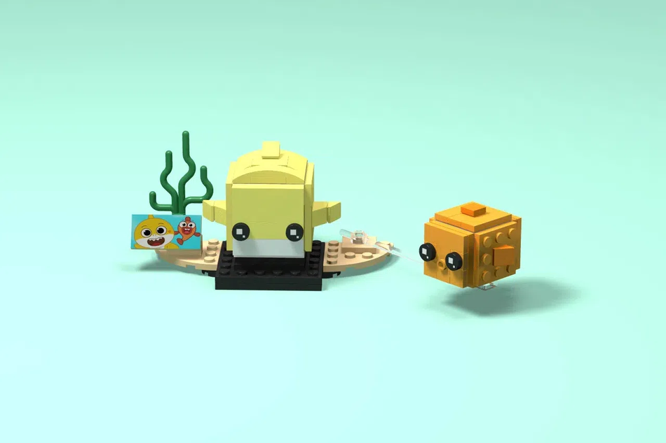 LEGO IDEAS Baby Shark Ollie and William